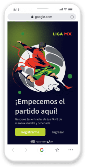 Mockup de LigaMX creado por Launchy